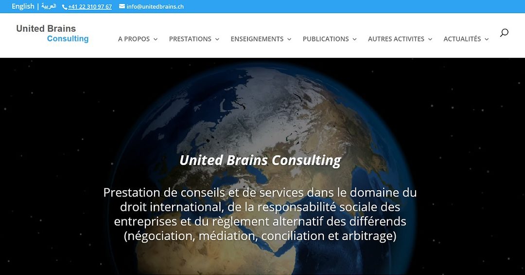 Launch of the “United Brains Consulting” website